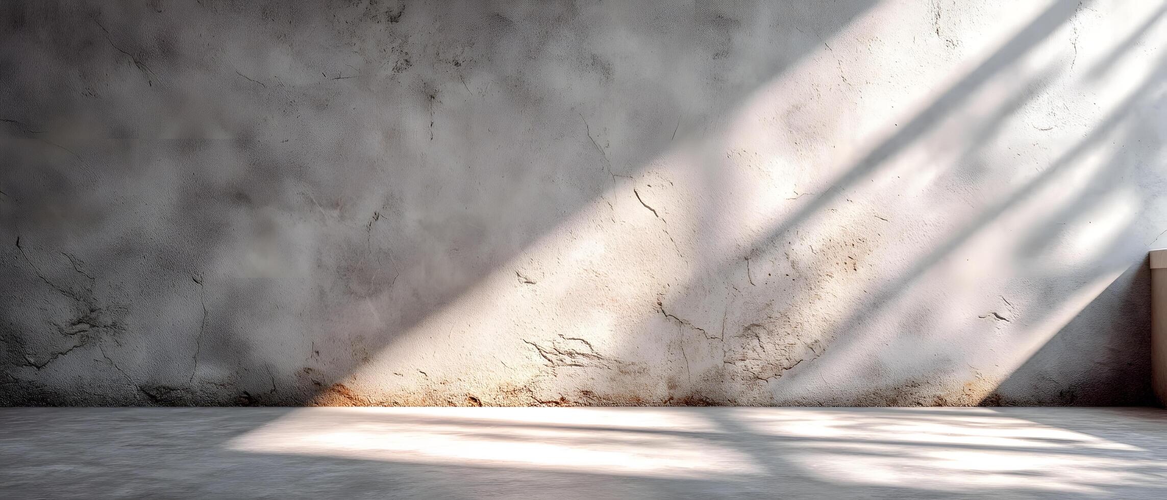 A minimalist concrete wall with natural light and shadows long title A simple yet striking concrete wall surface with dramatic shadows and photo