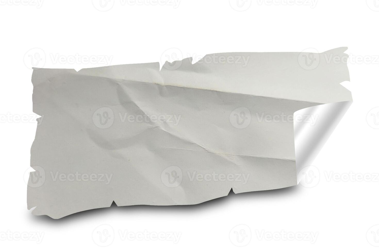 Torn Blank Glued Paper Sticker Tag Label Texture photo