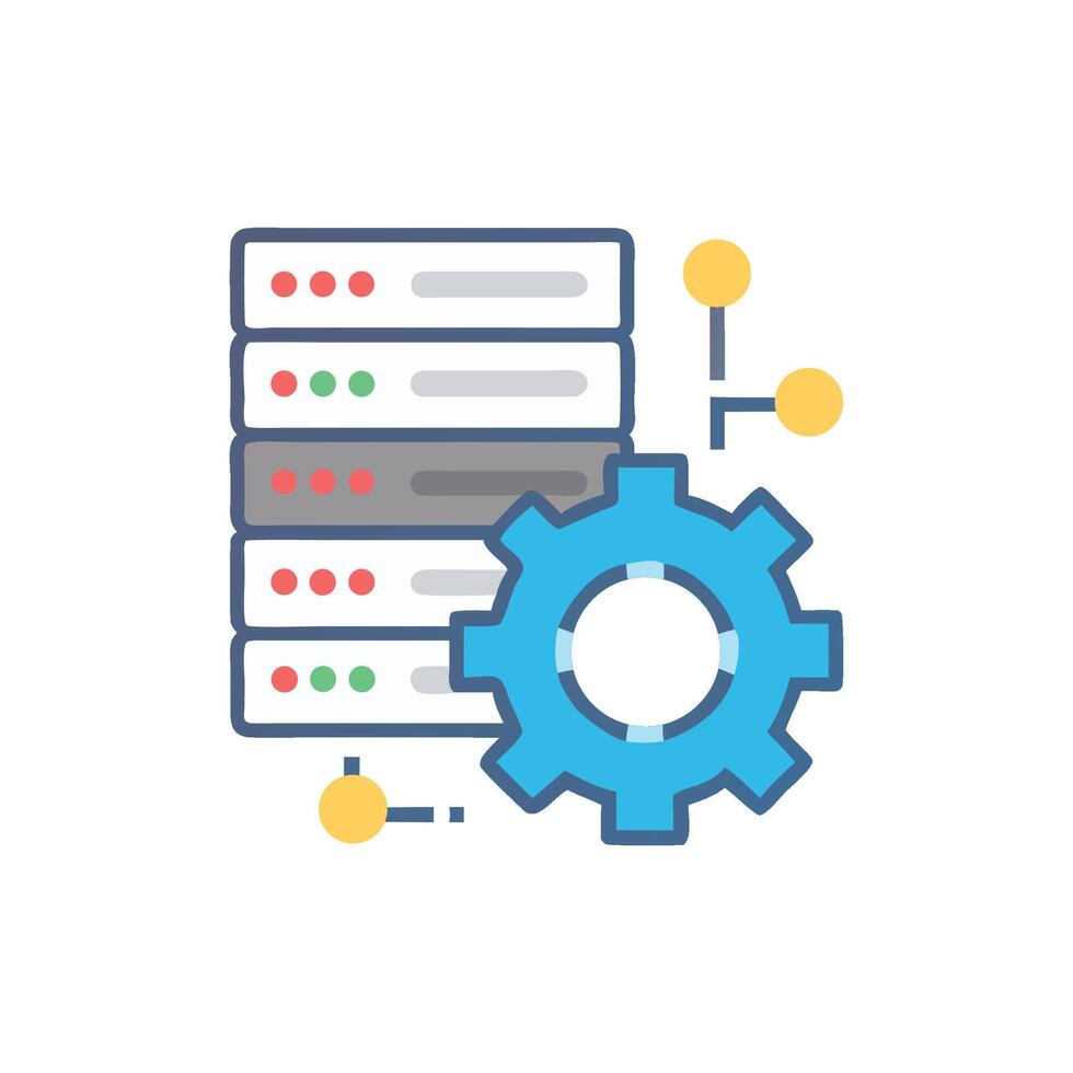 Server data processing with configuration settings and connection ...