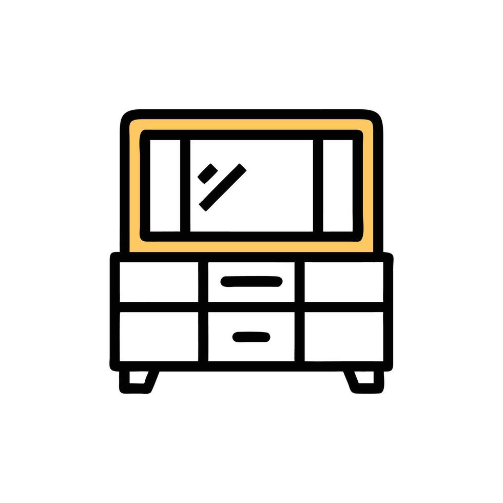Minimalist golden frame on White Background illustration graphic vector