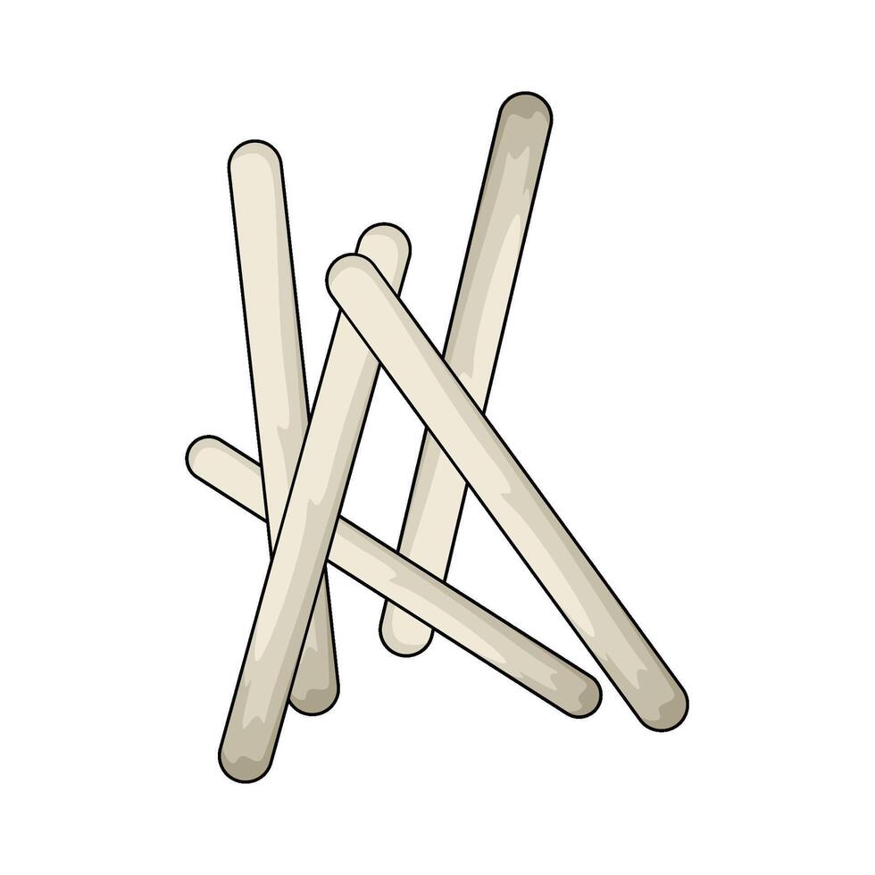 delicious biscuit sticks vector