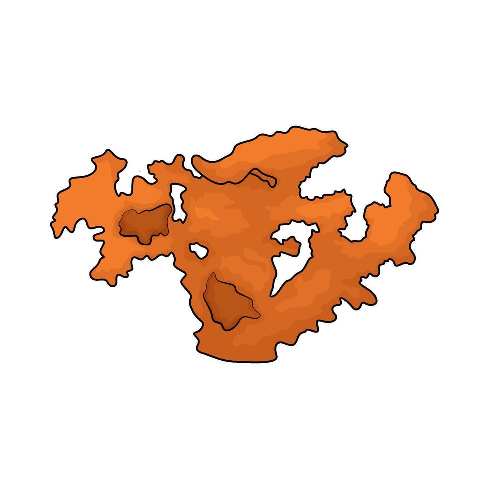 illustration of a map vector