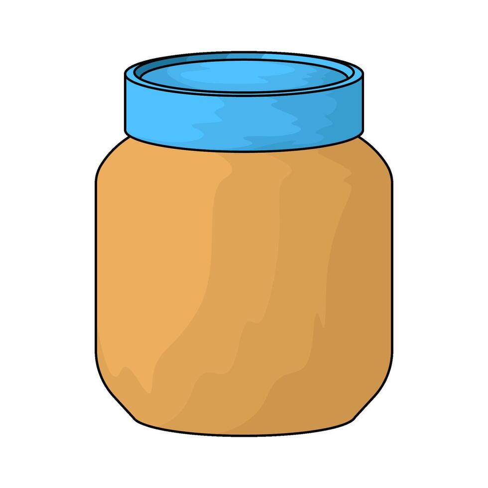 delicious peanut butter vector