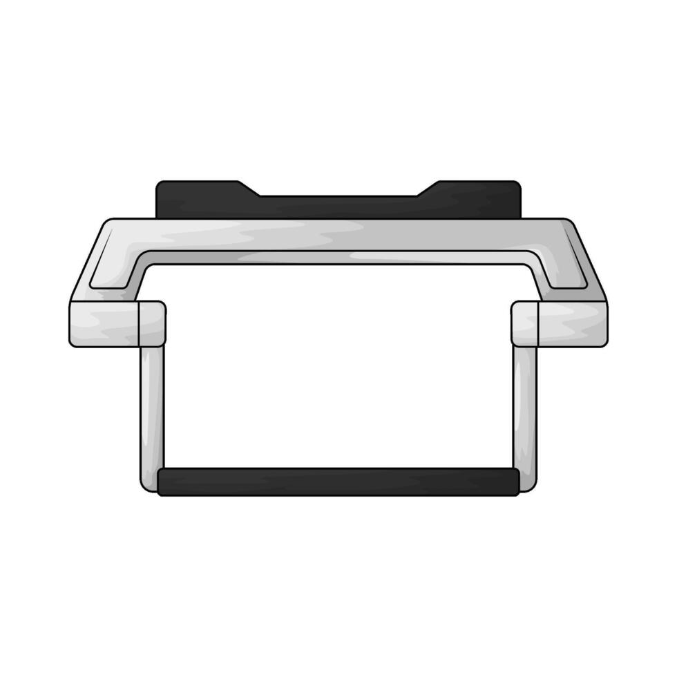 laptop stand illustration vector