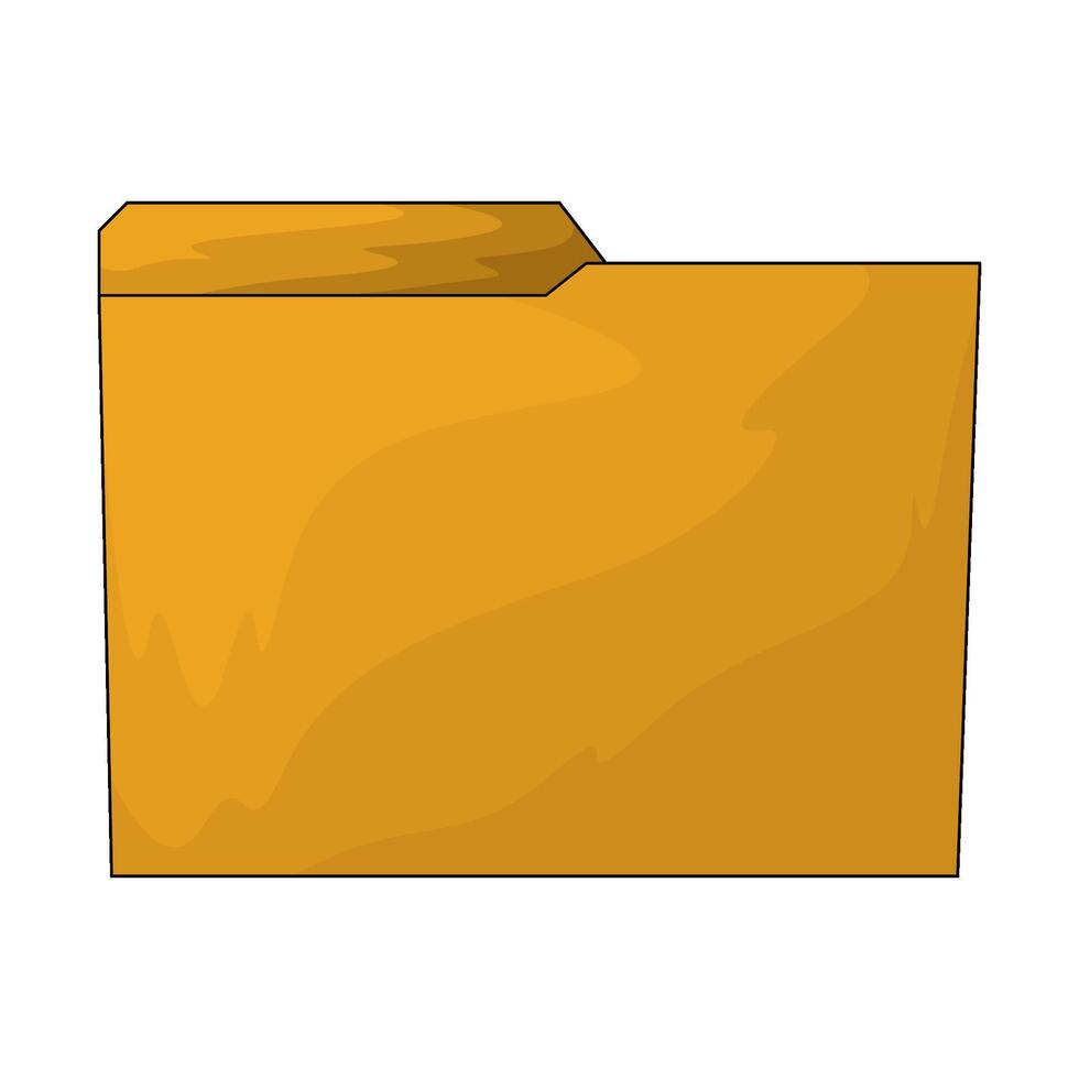 Data Storage folder illustration vector
