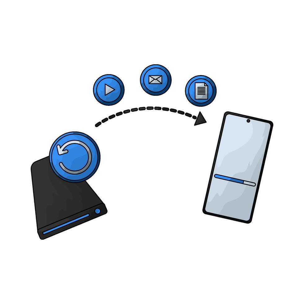 Smartphone Refresh illustration vector