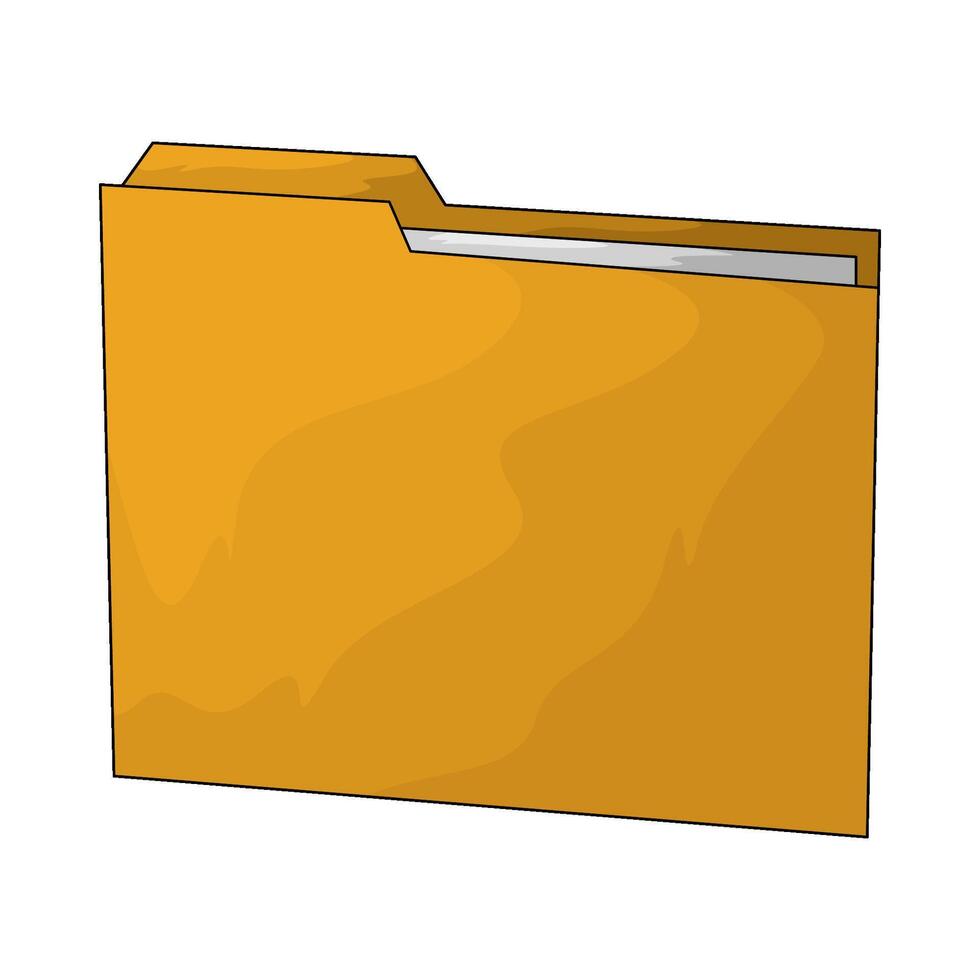 Data Storage folder vector