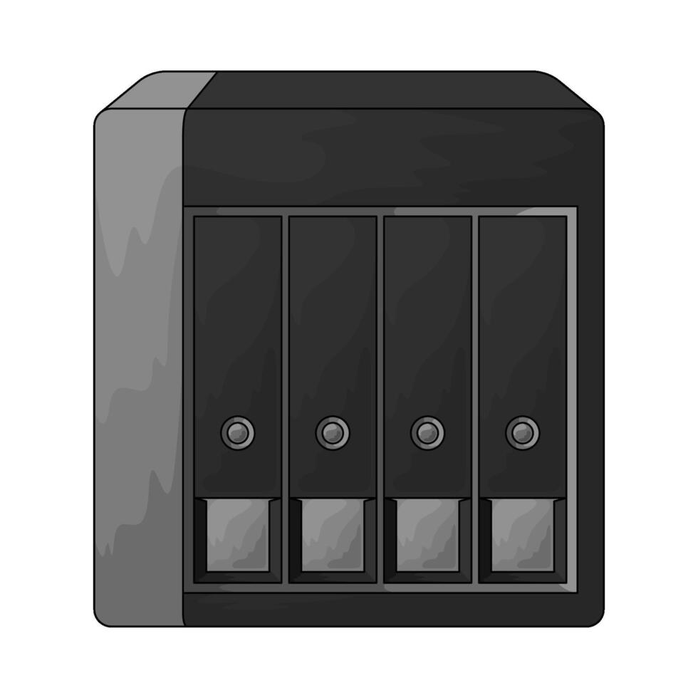 network storage illustration vector
