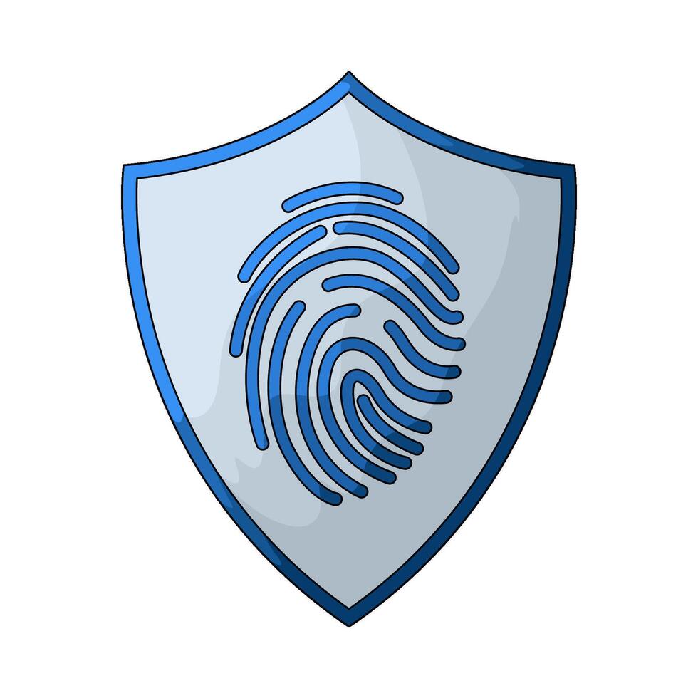fingerprint security protection vector
