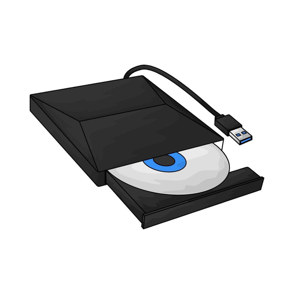 illustration of a cd vector