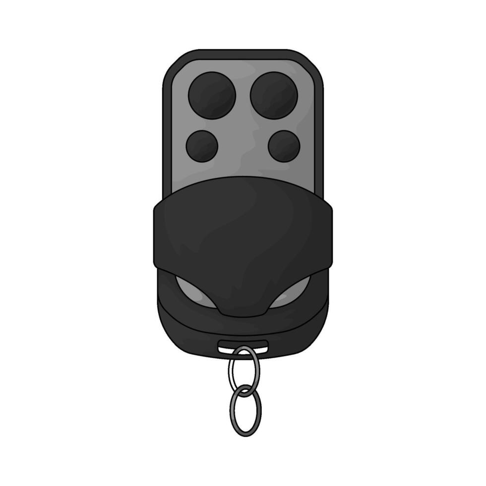 car smart key vector