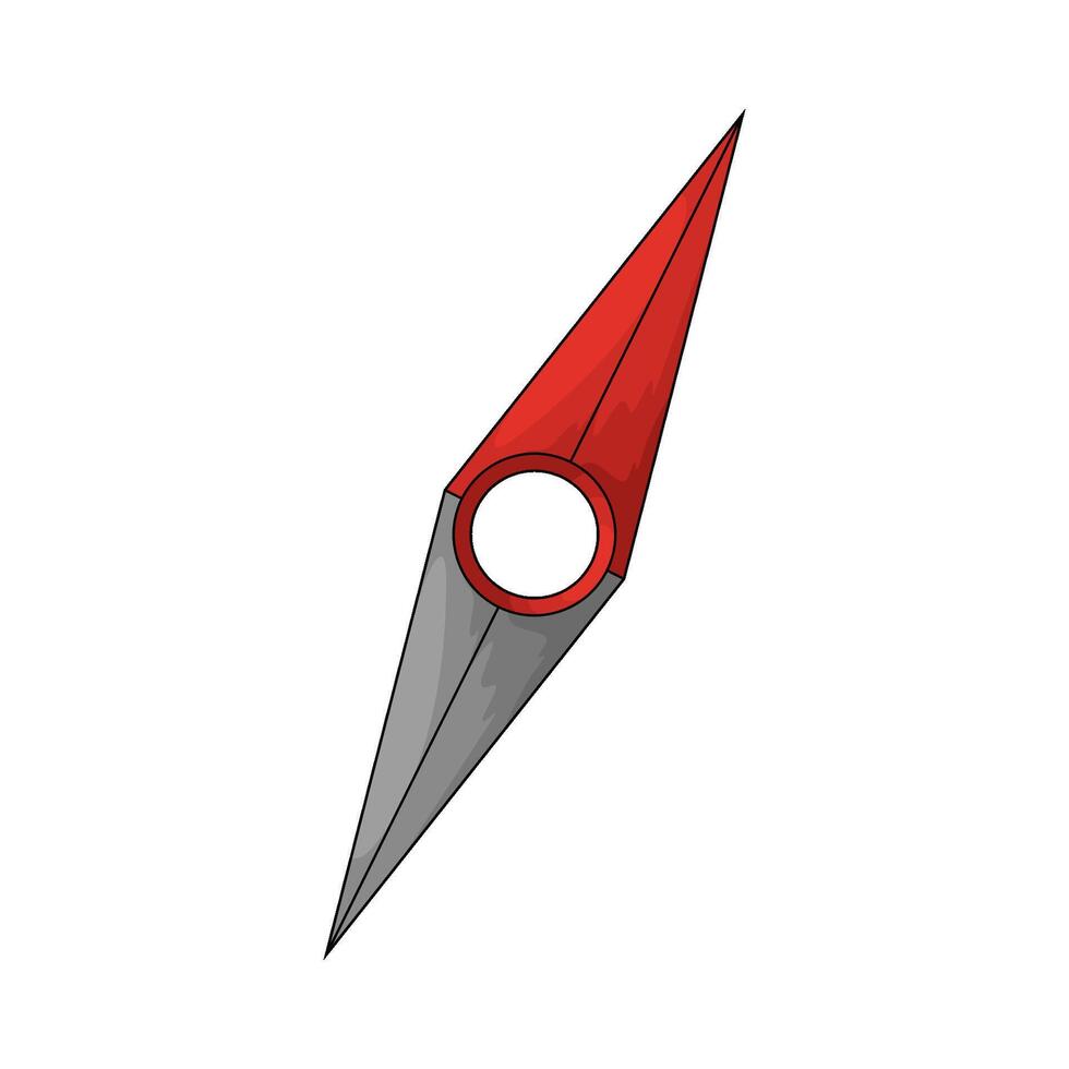 Navigation compass arrow vector