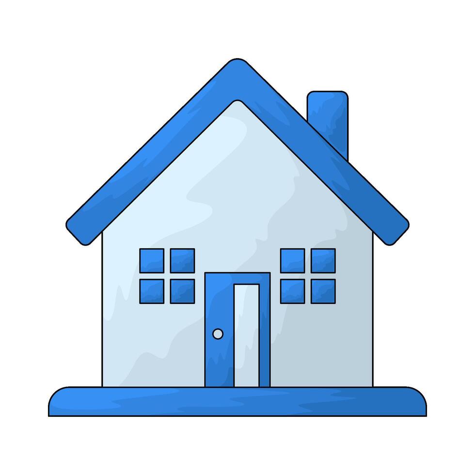 illustration of a smart home vector