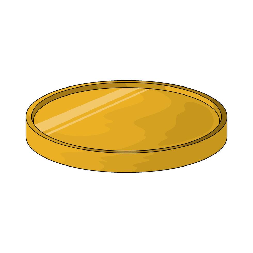 illustration of a gold coins vector
