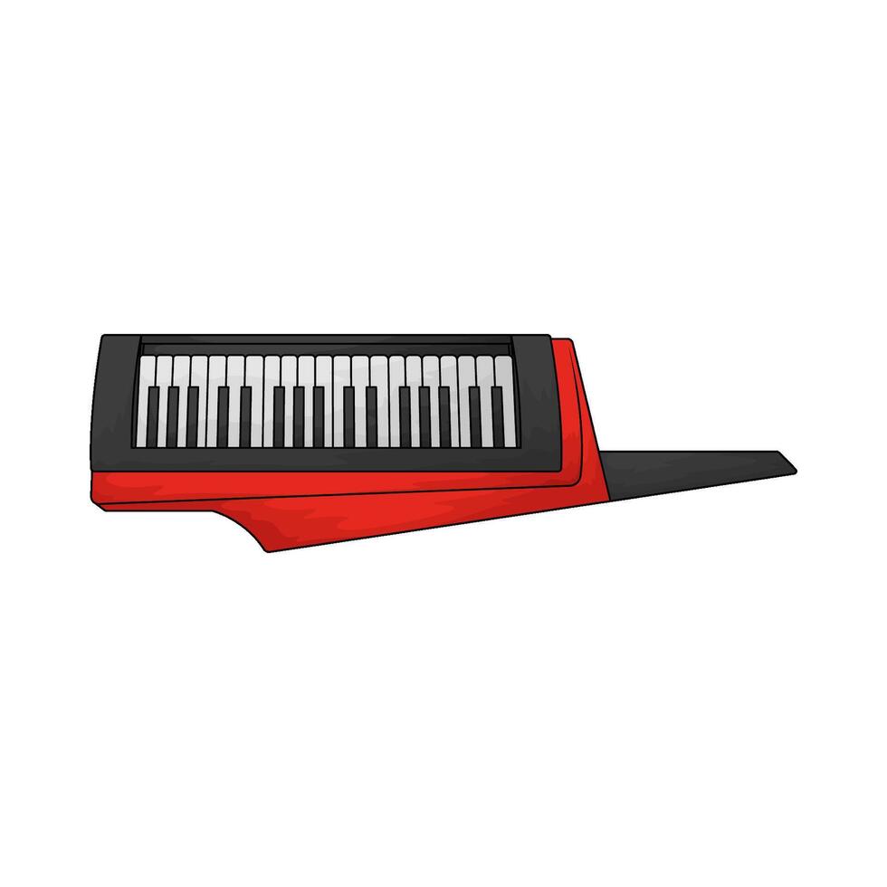 illustration of a piano vector