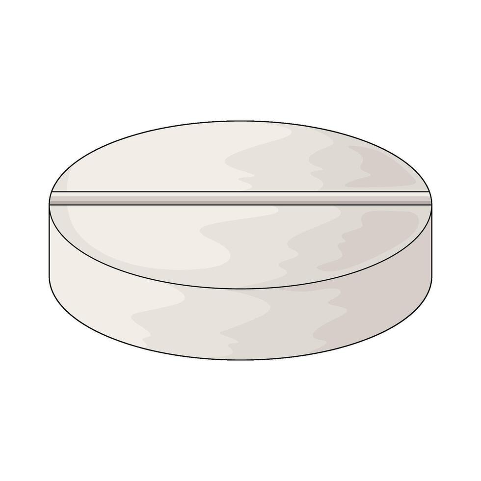 illustration of a pill medicine vector