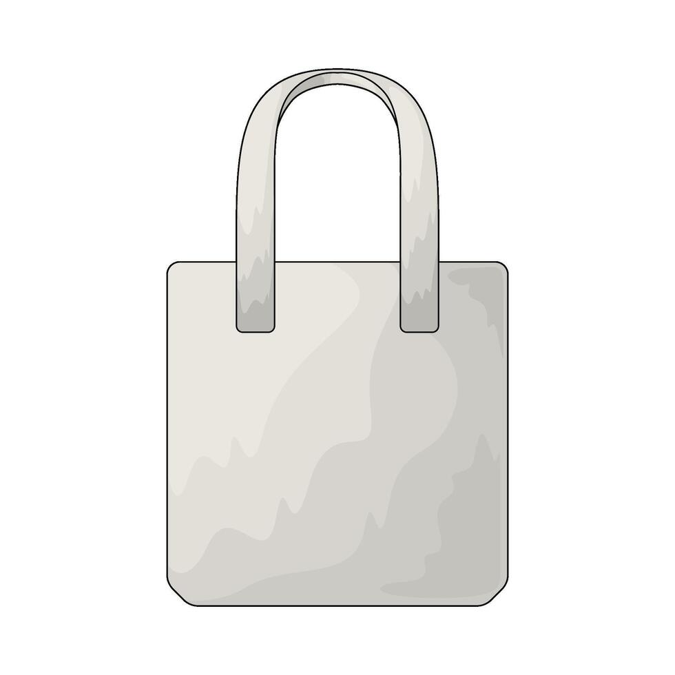 illustration of a eco tote bag vector