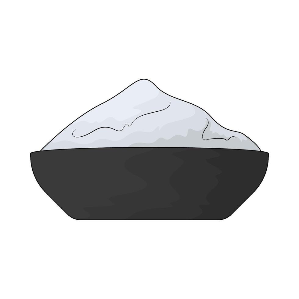 illustration of a flour vector
