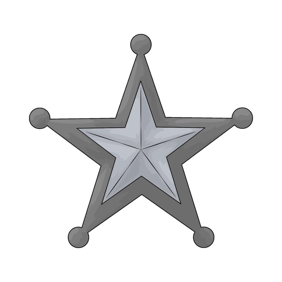 Texas sheriff badge vector