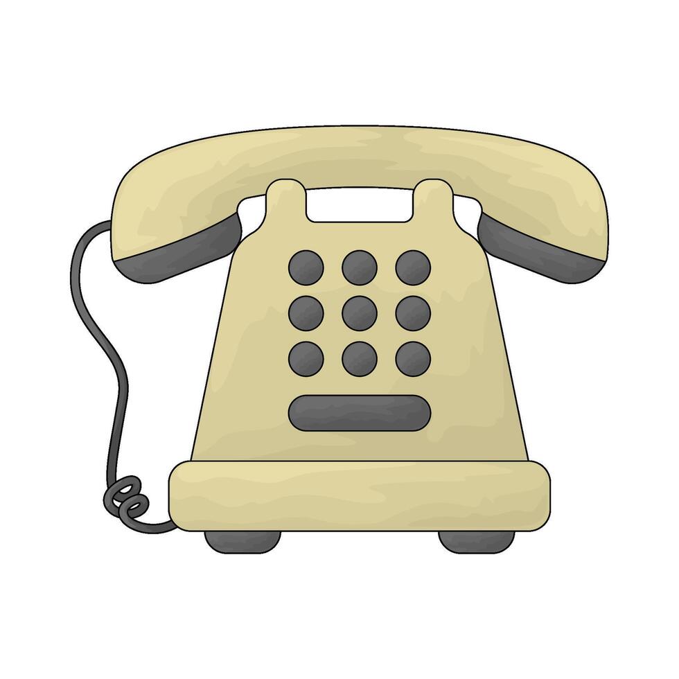 illustration of a phone vector