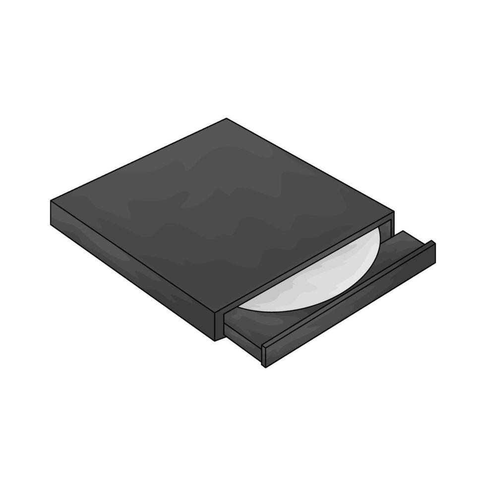 illustration of a cd case vector