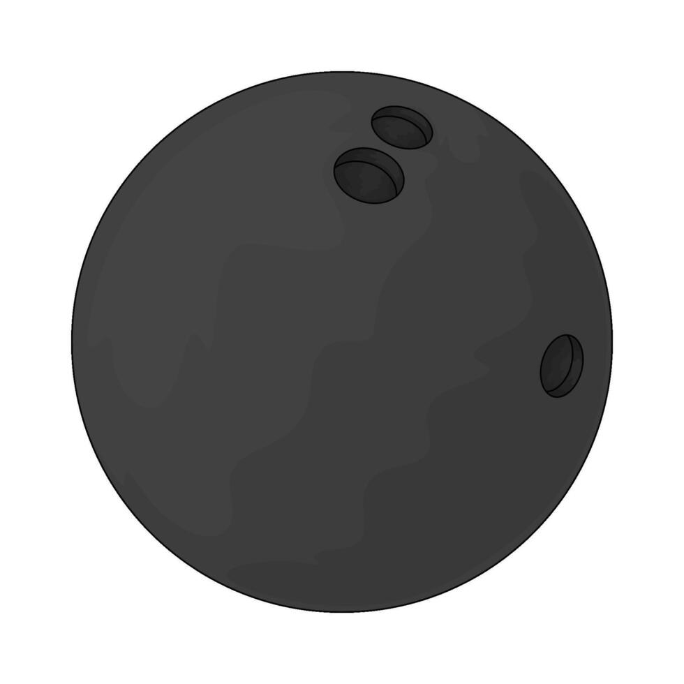 illustration of a bowling ball vector