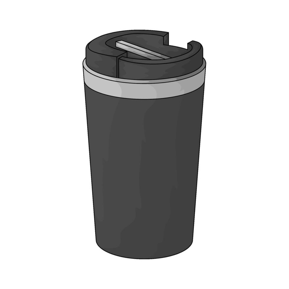 illustration of a tumbler vector