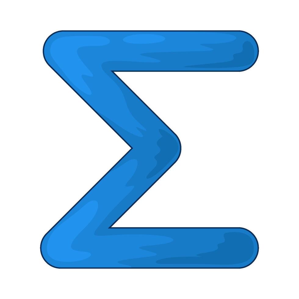 Math Symbol Summation vector