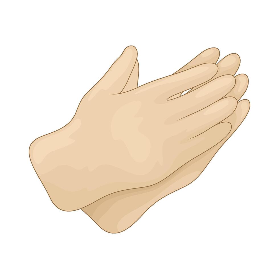 illustration of a clean hands vector