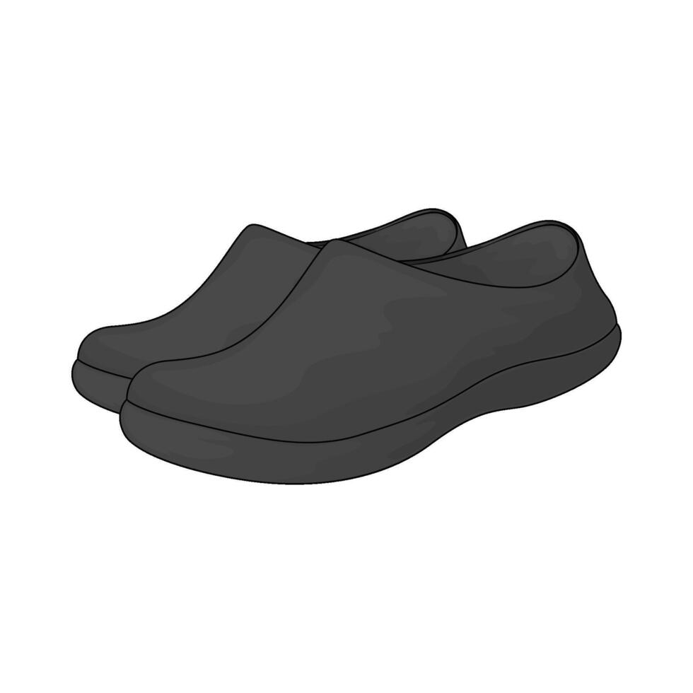 illustration of rubber shoes vector