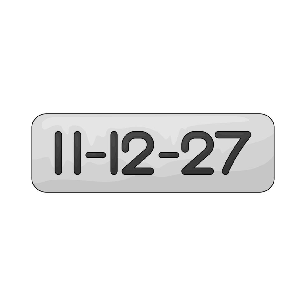 illustration of expired date vector
