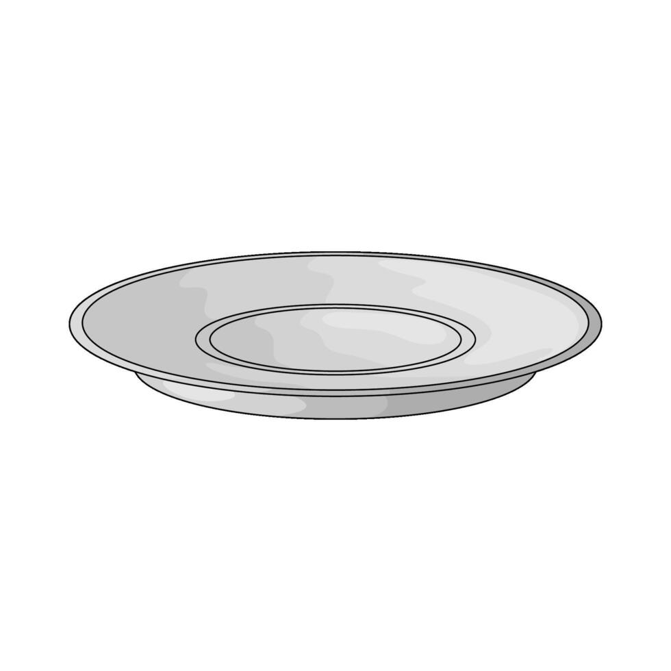 clean dish illustration vector