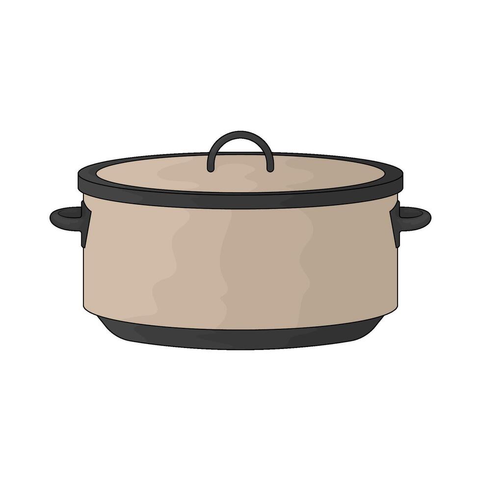 Illustration of a pot vector
