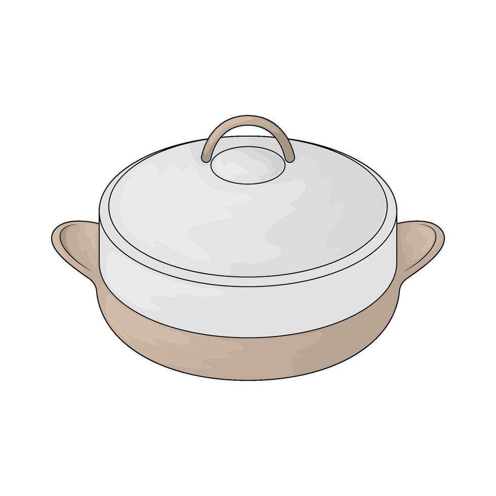 Illustration of smart pot vector