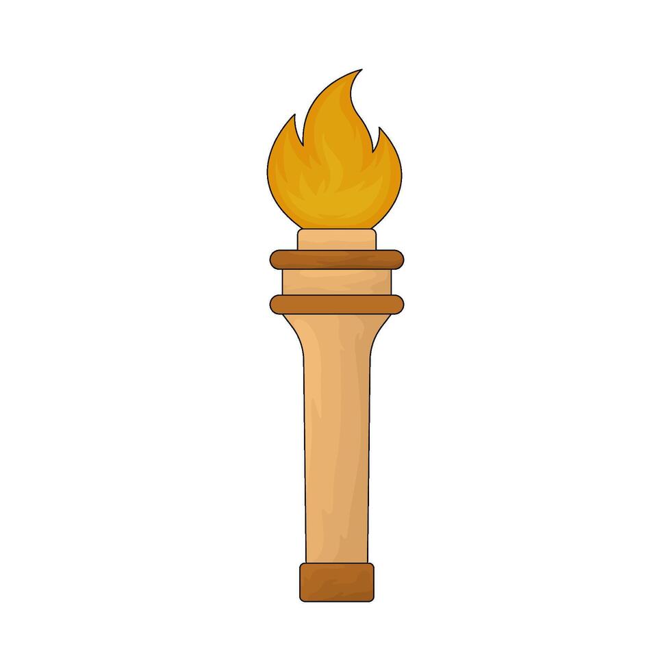 Independence Day torch vector