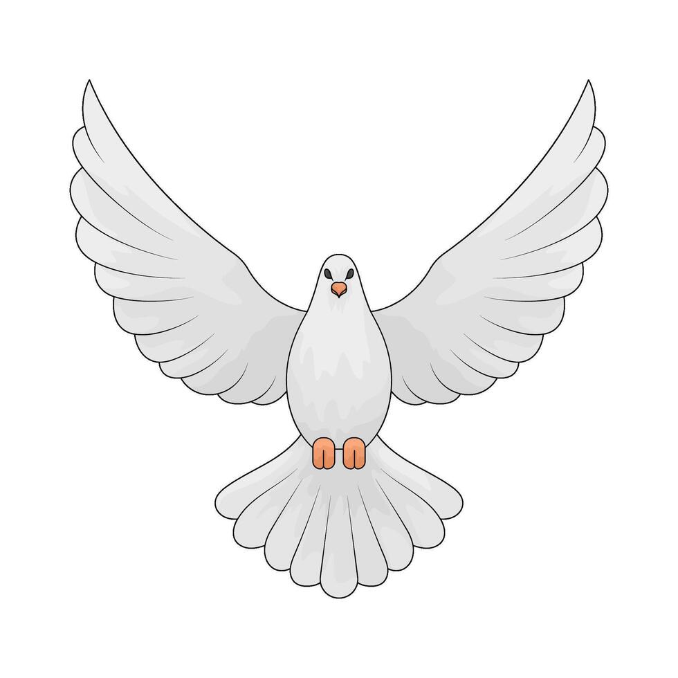 Independence Day dove vector