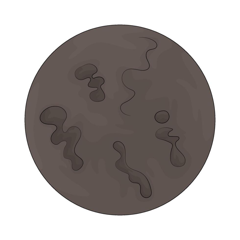 moon phase illustration vector