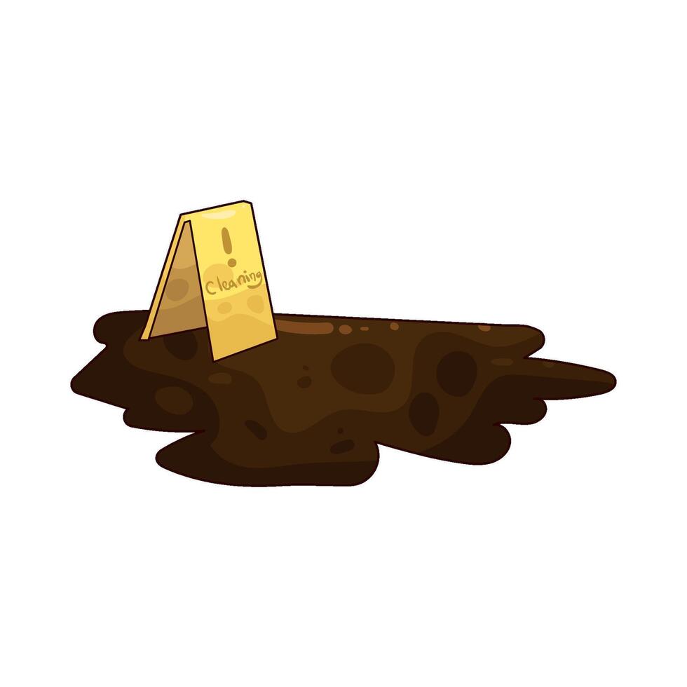 oil spill sign vector