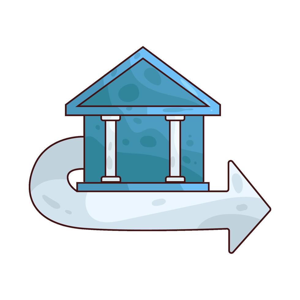 Bank Transfer illustration vector
