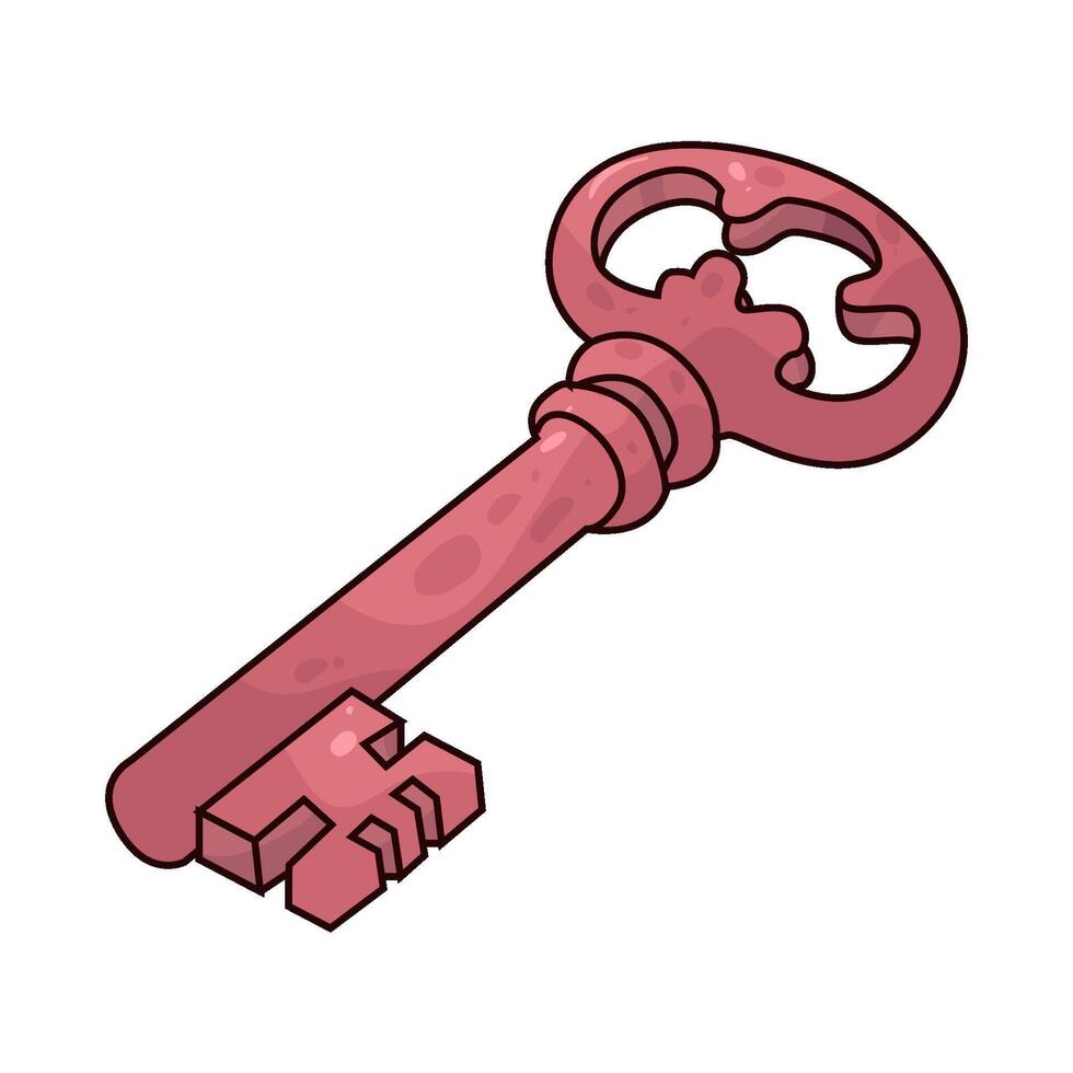 Skeleton Key illustration vector