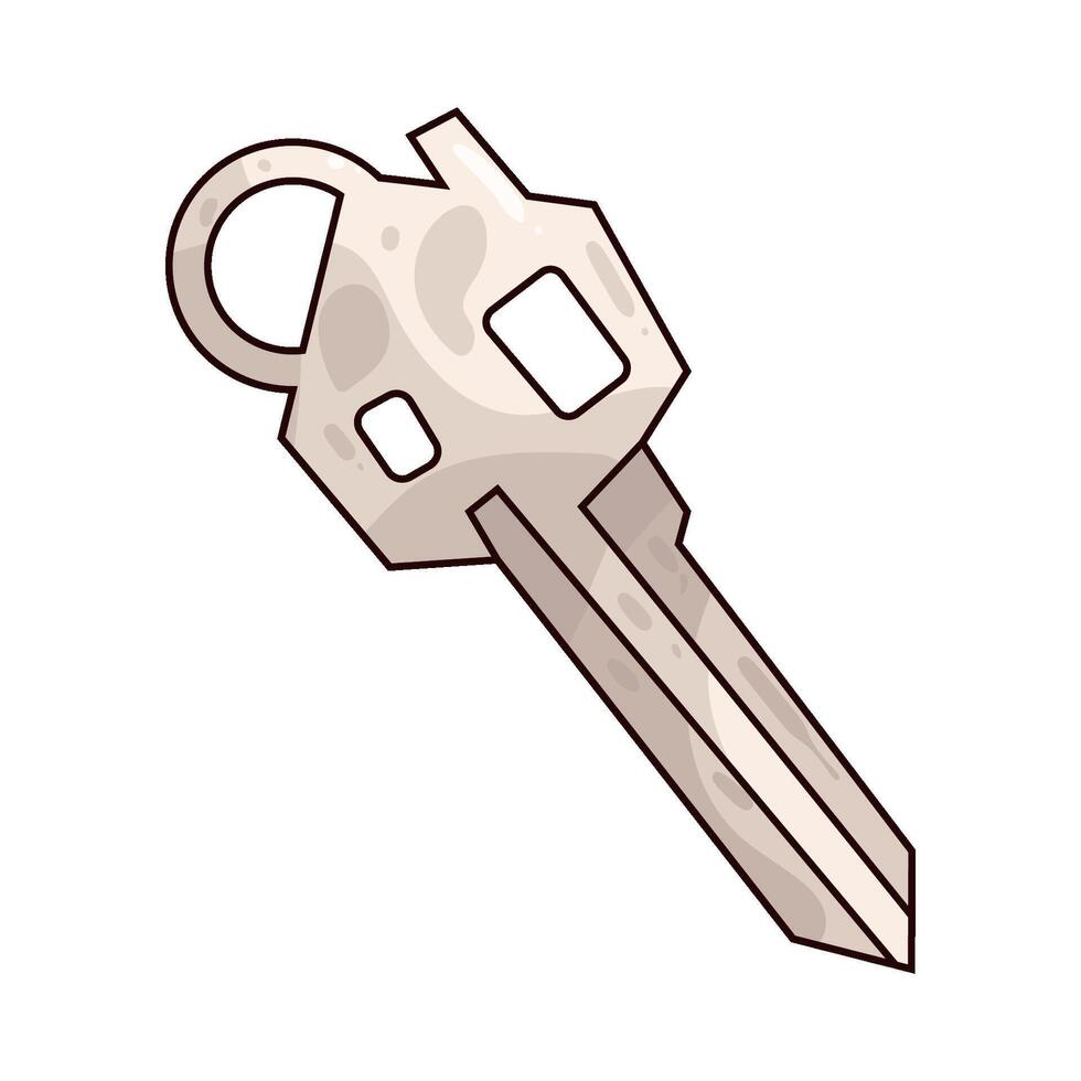 illustration of a Metal Key vector