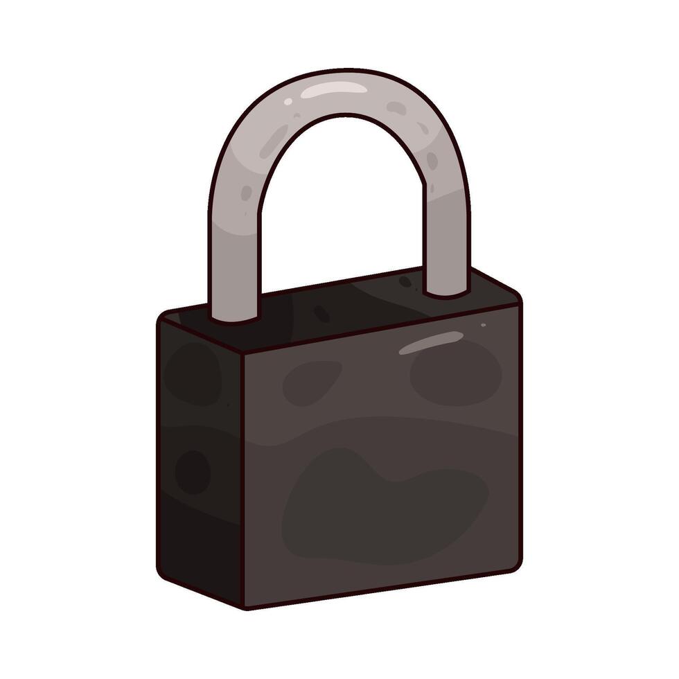 Square Lock illustration vector