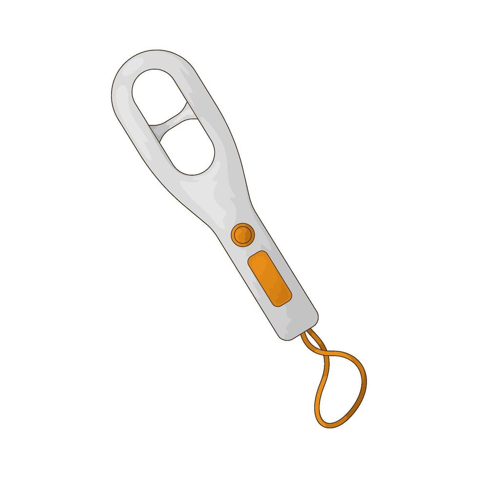 Police detector illustration vector