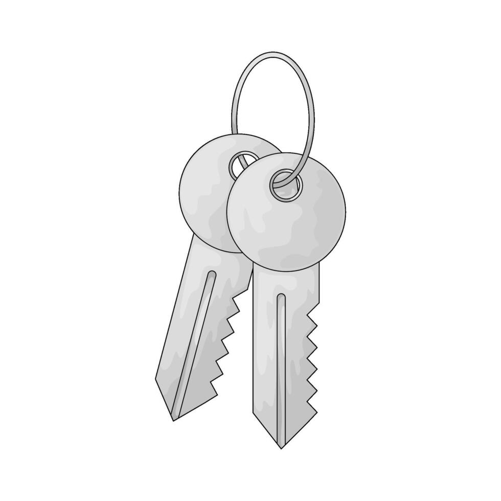 Police prison key vector