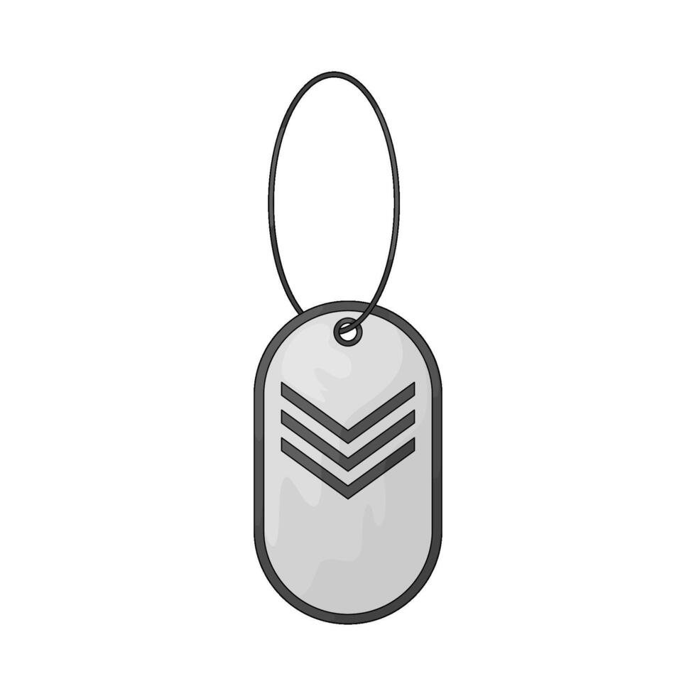 Army dog tag vector