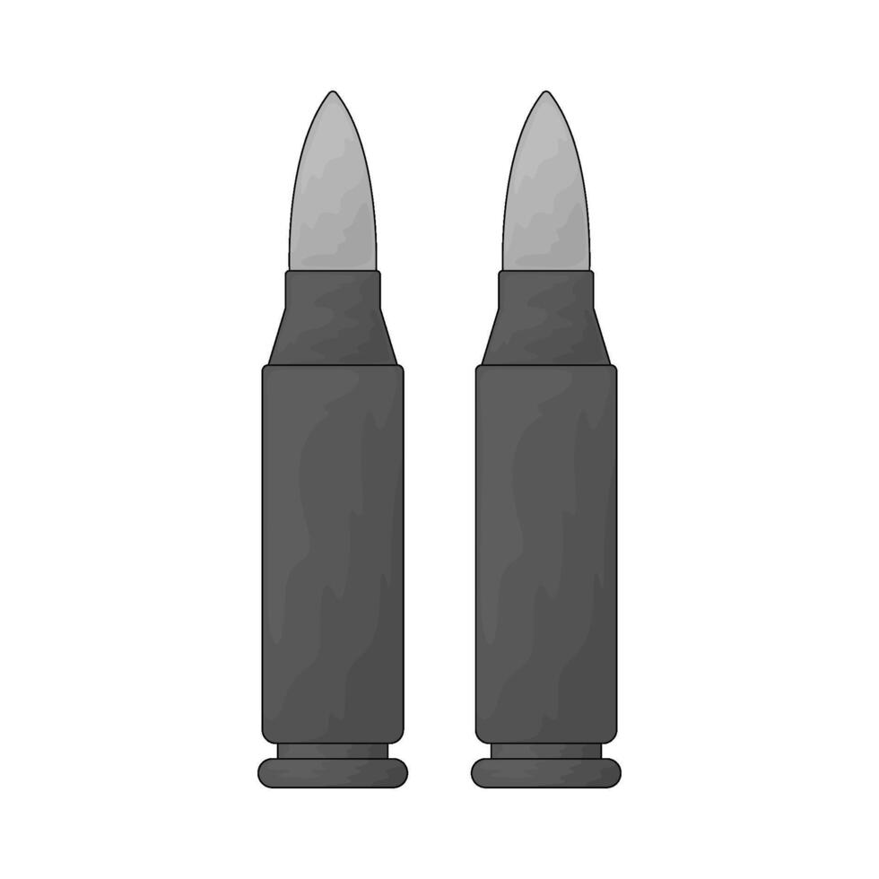 Army bullet illustration vector