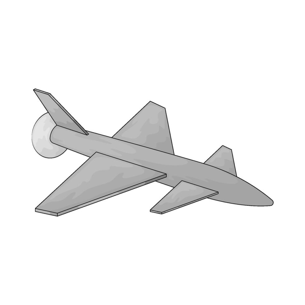 Army plane illustration vector