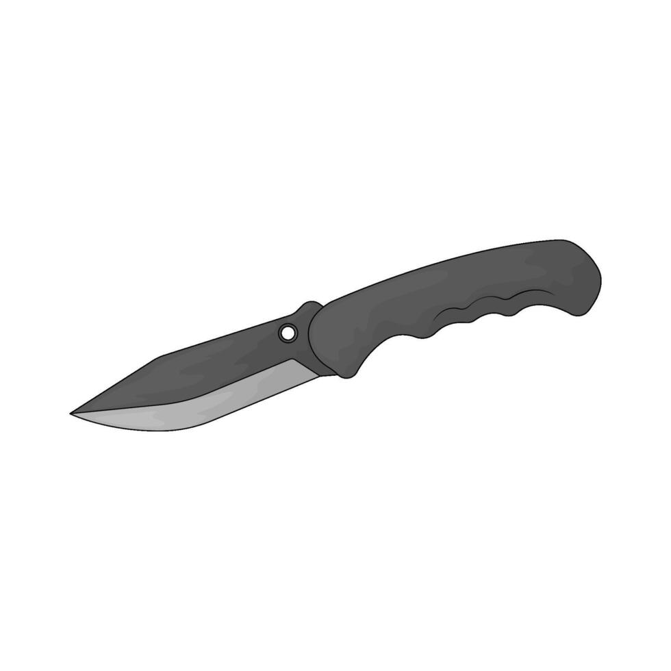 Army knife illustration vector