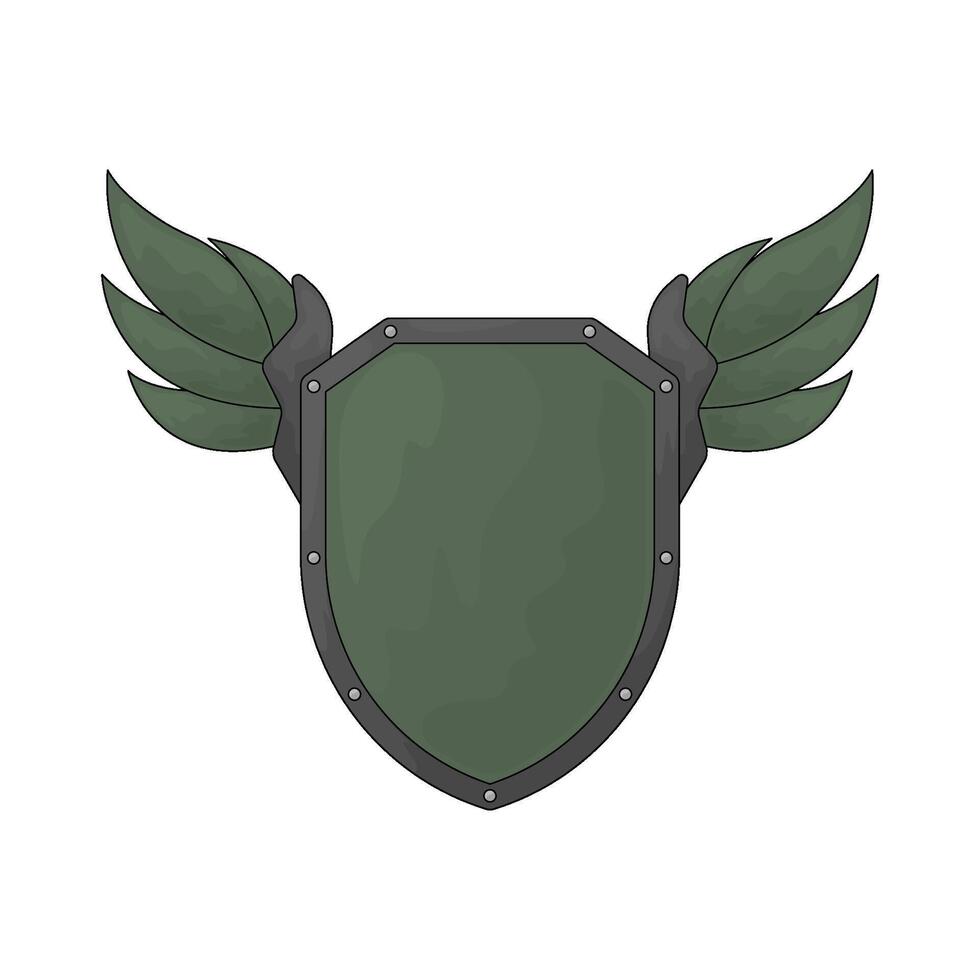 Army shield illustration vector