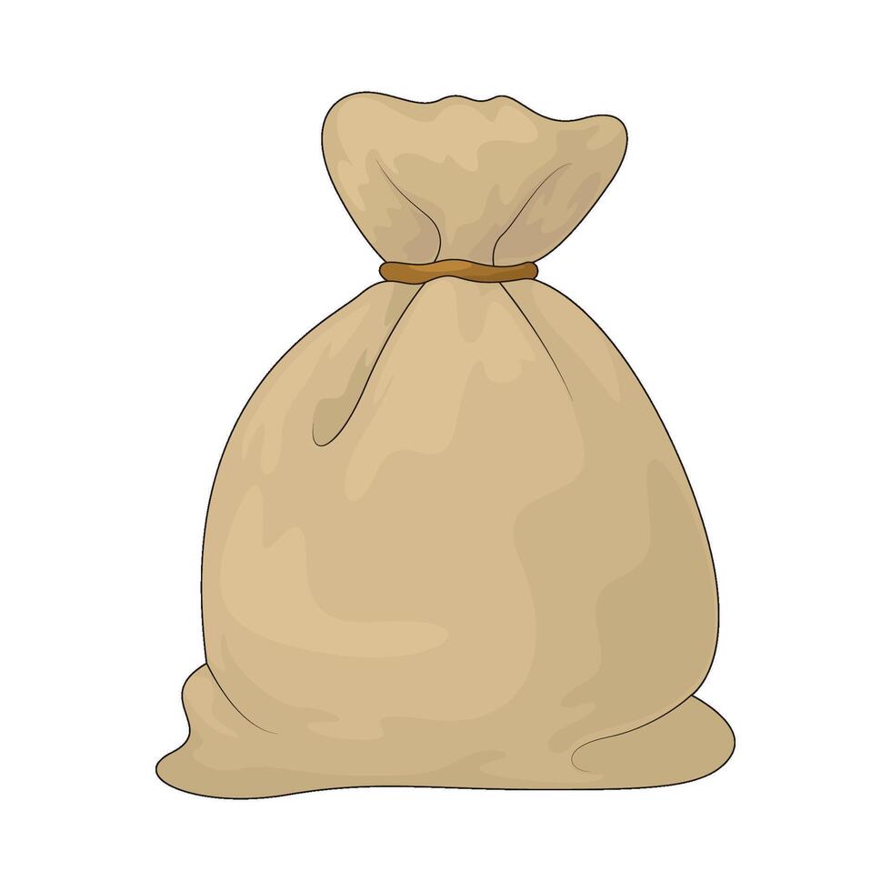 Army sack bag illustration vector
